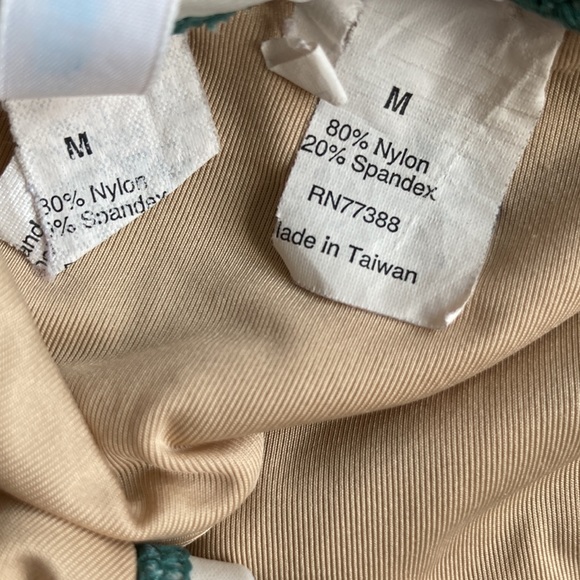 J Crew Teal and Cream Polka Dot Bikini Size M - Picture 8 of 8